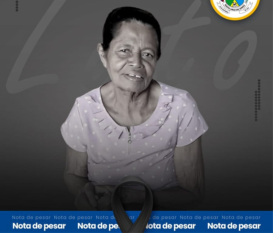 Nota de Pesar, falecimento da Sra. Celina Alves Santos