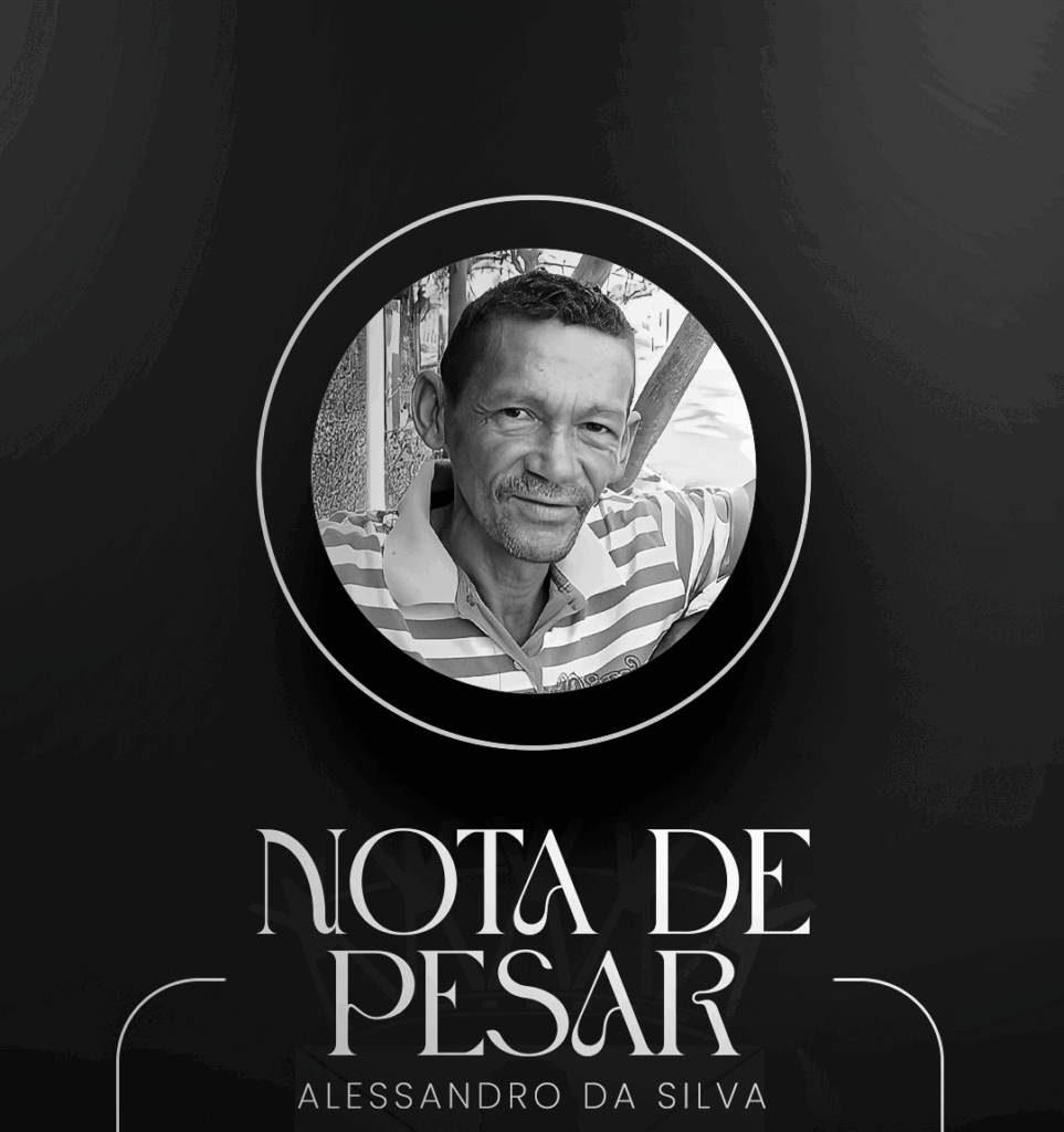 Notas de Pesar, falecimento de Alessando da Silva